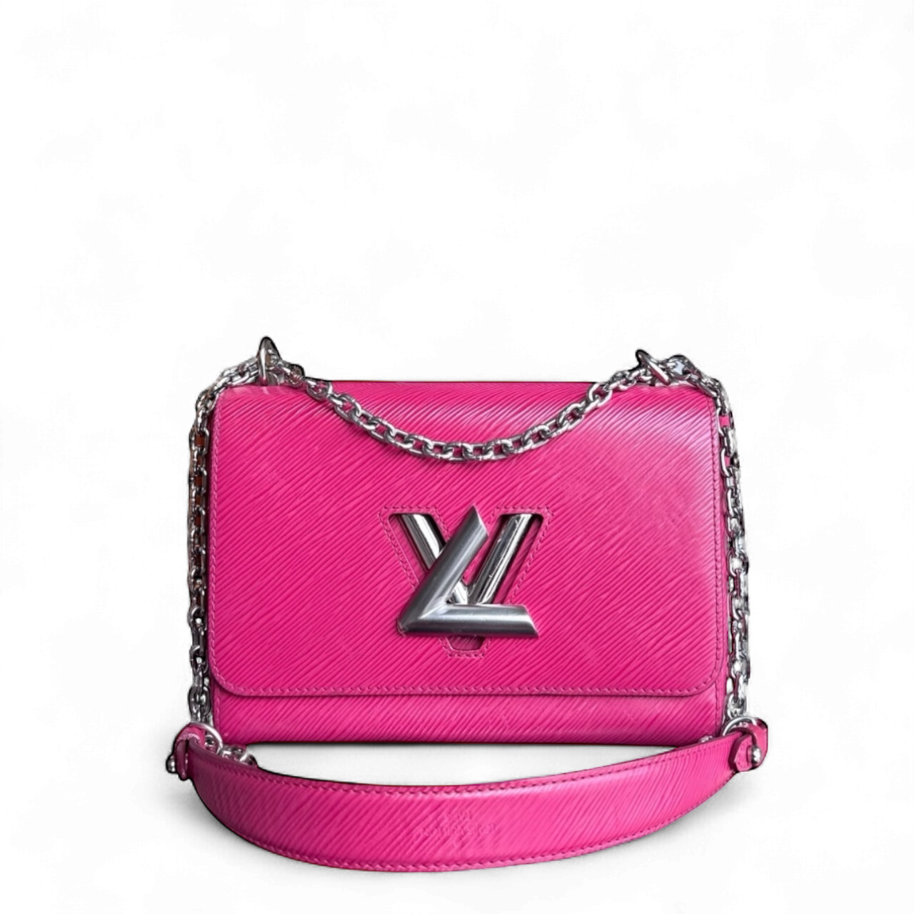Louis Vuitton Twist Medium MM - EPI Leather Pink Silver Hardware