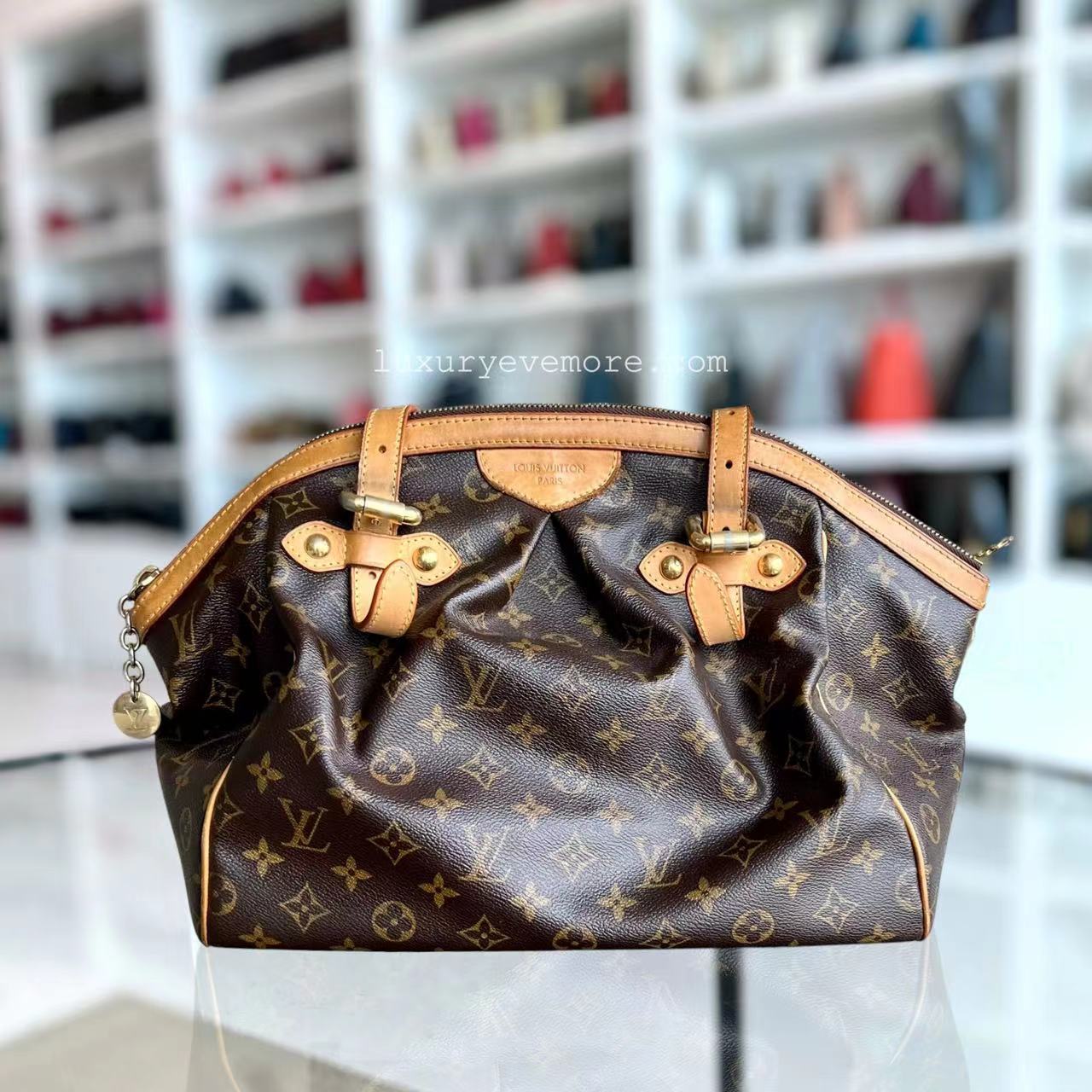 LV Tivoli PM Canvas Monogram Top Handle Louis Vuitton