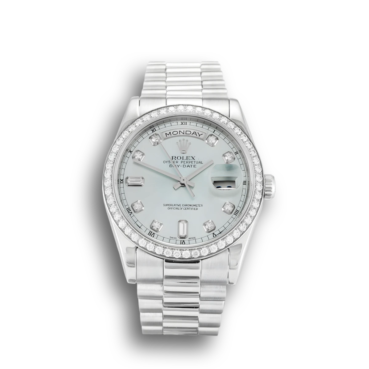 Rolex Day-Date Blue Dial 118346