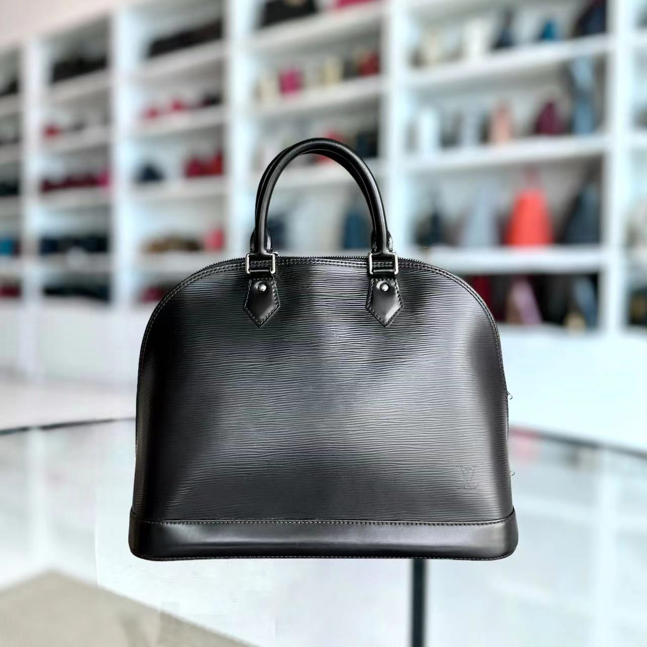 *Recolor* LV Alma PM EPI Leather Black Silver Hardware